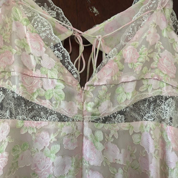 For Love And Lemons Fallen Roses romantic maxi dress - Picture 5 of 8